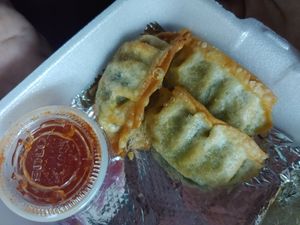 Pot stickers at Vegan House in Phoenix