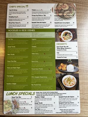 Menu 2 of 2  at Vegan House in Phoenix