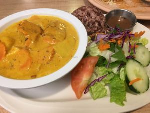 yellow curry at Vegan House in Phoenix