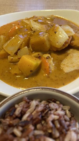 Pumpin peanut curry  at Vegan House in Phoenix