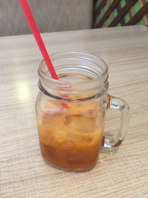 Thai iced tea w/ soy at Vegan House in Phoenix