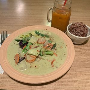 Dumpling curry at Vegan House in Phoenix