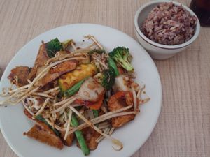 Buddha Delight with Soy Chicken at Vegan House in Phoenix