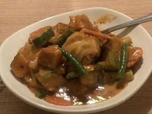 Peanut pumpkin curry  at Vegan House in Phoenix