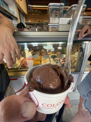 Ferrero vegan  at Gelateria Colonial in Colonia Sant Jordi