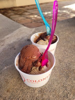 Vegan Chocolate & Hazelnut at Gelateria Colonial in Colonia Sant Jordi