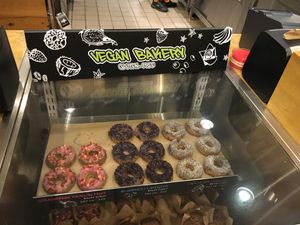 Vegan donuts. at Juice Generation - Grand Central in New York City