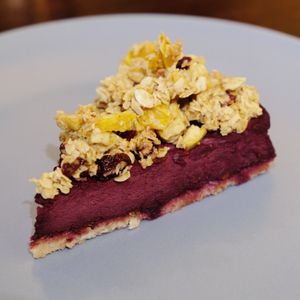 purple yam cake  at NAKEDFOOD in Taipei