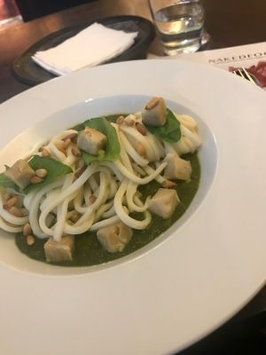 Palak Paneer Pasta at NAKEDFOOD in Taipei