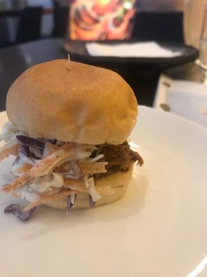 Pulled pork slider at NAKEDFOOD in Taipei