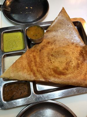 Masala dosa yummm at Saravana Bhavan in Kowloon
