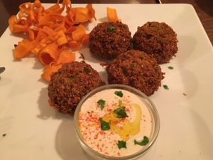 Falafel at Hummus in Barcelona