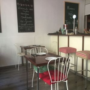 - at Hummus in Barcelona