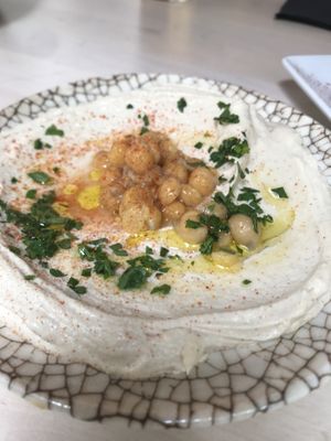 Hummus at Hummus in Barcelona