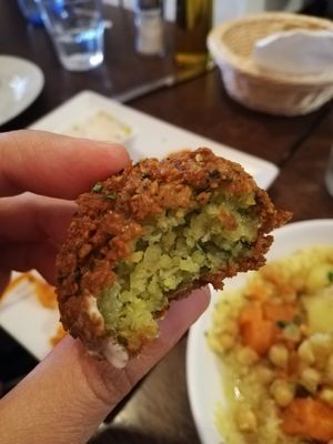 Falafel at Hummus in Barcelona