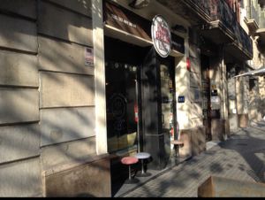 Outside at Hummus in Barcelona