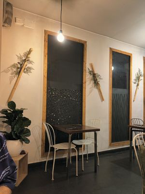 Inside at Hummus in Barcelona