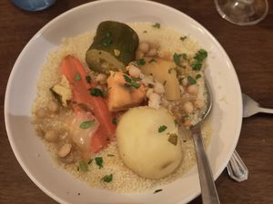 Cuscus at Hummus in Barcelona