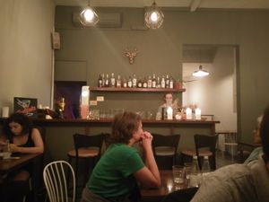 inside at Hummus in Barcelona