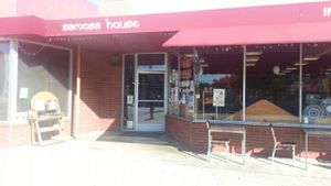 outside at Samosa House West in Los Angeles