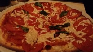 margarita pizza with daiya at Brixx Wood Fired Pizza in Franklin