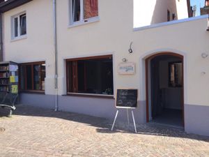 caffe Auszeit from the square  at Auszeit in Heidelberg