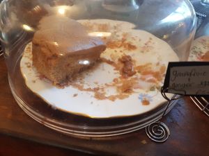 Grapefruit and ginger cake at The Cornerhouse Cafe in Berwick-upon-tweed