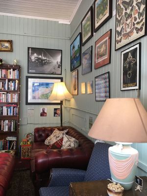 Cosy decor inside  at The Cornerhouse Cafe in Berwick-upon-tweed