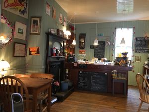 counter  at The Cornerhouse Cafe in Berwick-upon-tweed