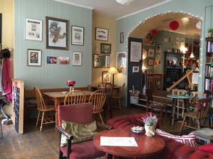 inside  at The Cornerhouse Cafe in Berwick-upon-tweed