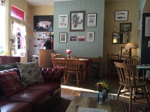Inside  at The Cornerhouse Cafe in Berwick-upon-tweed
