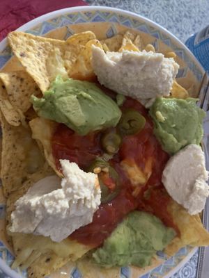 Vegan nachos  at The Cornerhouse Cafe in Berwick-upon-tweed