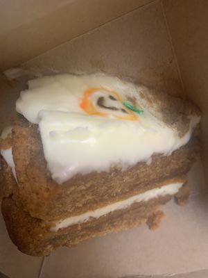 Pumpkin spice cake   at The Cornerhouse Cafe in Berwick-upon-tweed