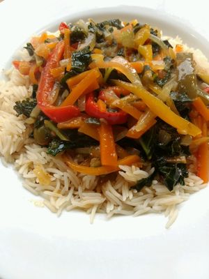 thai curry at The Cornerhouse Cafe in Berwick-upon-tweed