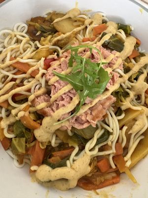 Noodles  at The Cornerhouse Cafe in Berwick-upon-tweed