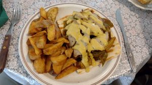 Katsu Chicken Flatbread (special) at The Cornerhouse Cafe in Berwick-upon-tweed