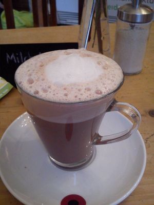 heiße Schokolade at Bio-Eismanufaktur in Heidelberg