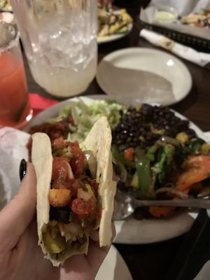 Fajitas at Juan's Flying Burrito - The CBD in New Orleans