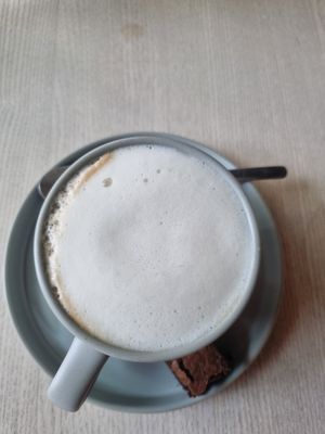 Oat Cappuccino at HaPP in Luxembourg City
