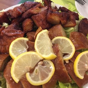 Bbq pork and lemon duck  at Peaceful Loft in St Johns