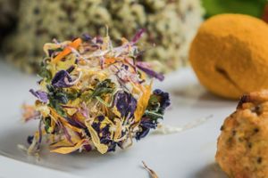 cashew cheese balls- cheesy ball starter at FED by Water in East London