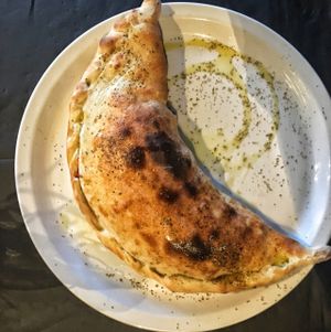 calzone with so many things it can't be listed   at FED by Water in East London