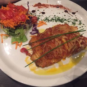vegan lasagne  at FED by Water in East London