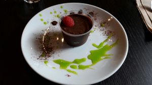 Chocolate mousse at FED by Water in East London