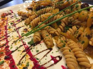 art in a plate  at FED by Water in East London