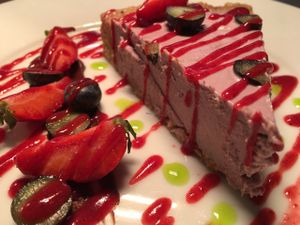 raw cheesefake  at FED by Water in East London