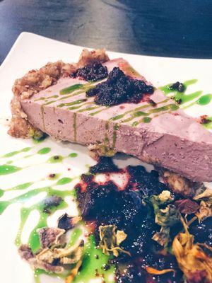 raw cheezecake at FED by Water in East London