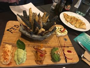 Bread and spread at FED by Water in East London