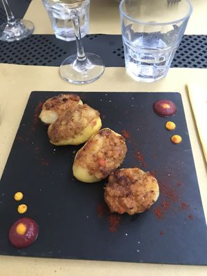 Filled potatoe   at Selezione Naturale in Turin