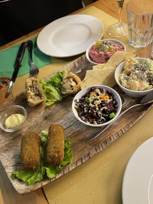 Appetizer plate  at Selezione Naturale in Turin